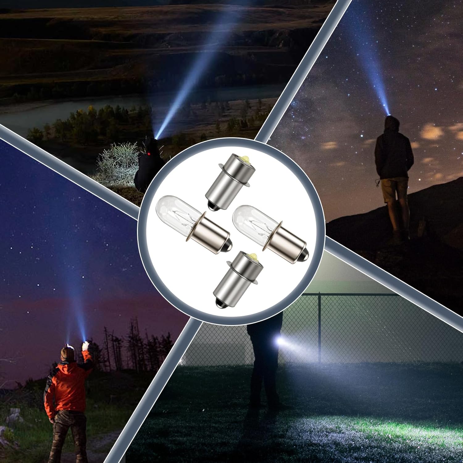 Podoy 18V Flashlight Bulb 780287001 with Led Bulb Upgrade Compatible with Ryobi Ridgid Craftsman Black & Decker P704 P703 P700 Replacement LED Conversion Kit