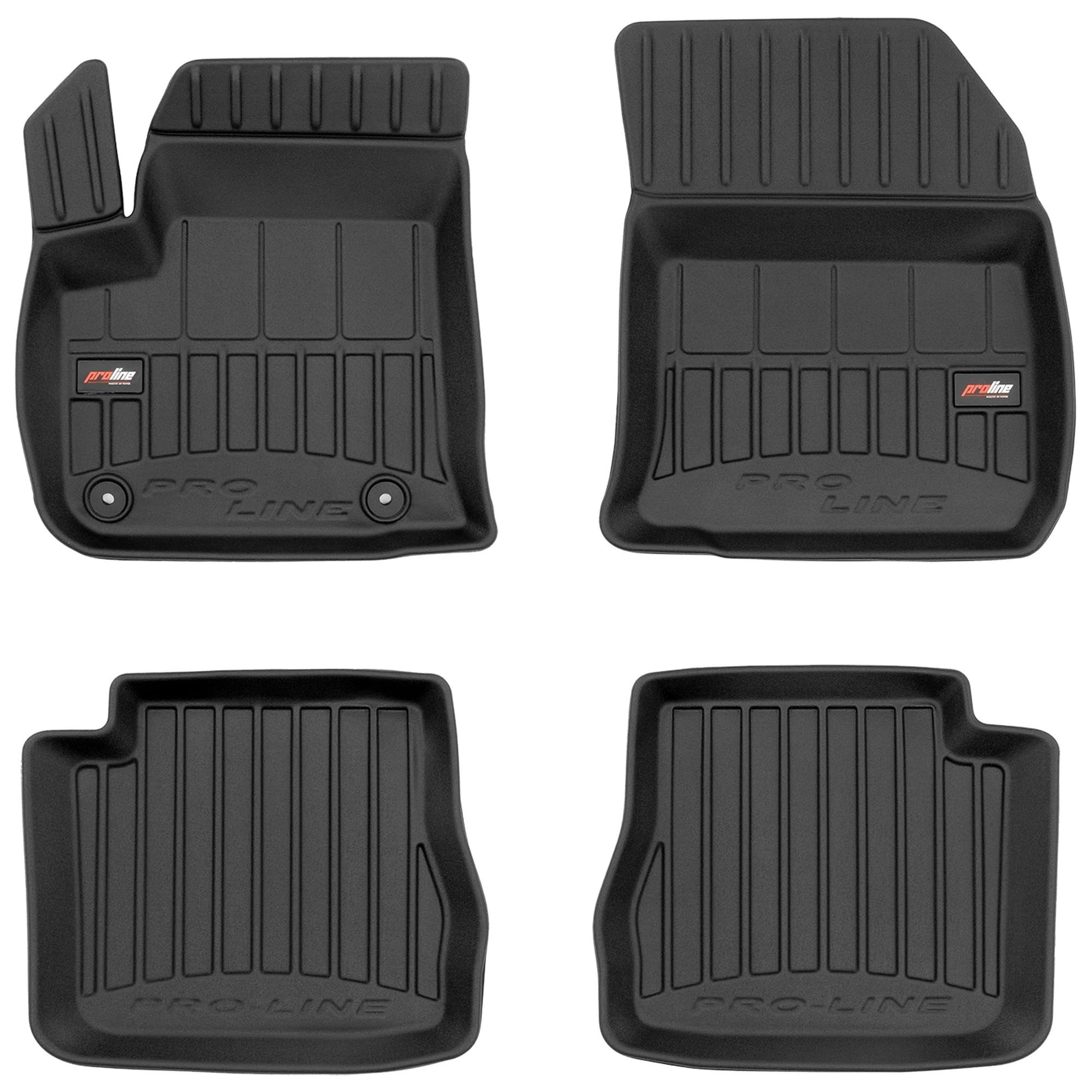 MOTOS Alfombrillas de Goma para Citroen e-C4 Desde 2020 Mejore la Comodidad de Sus Viajes con la Alfombra Antideslizante Car 3D- Alfombrillas de Coche para Varias Estaciones