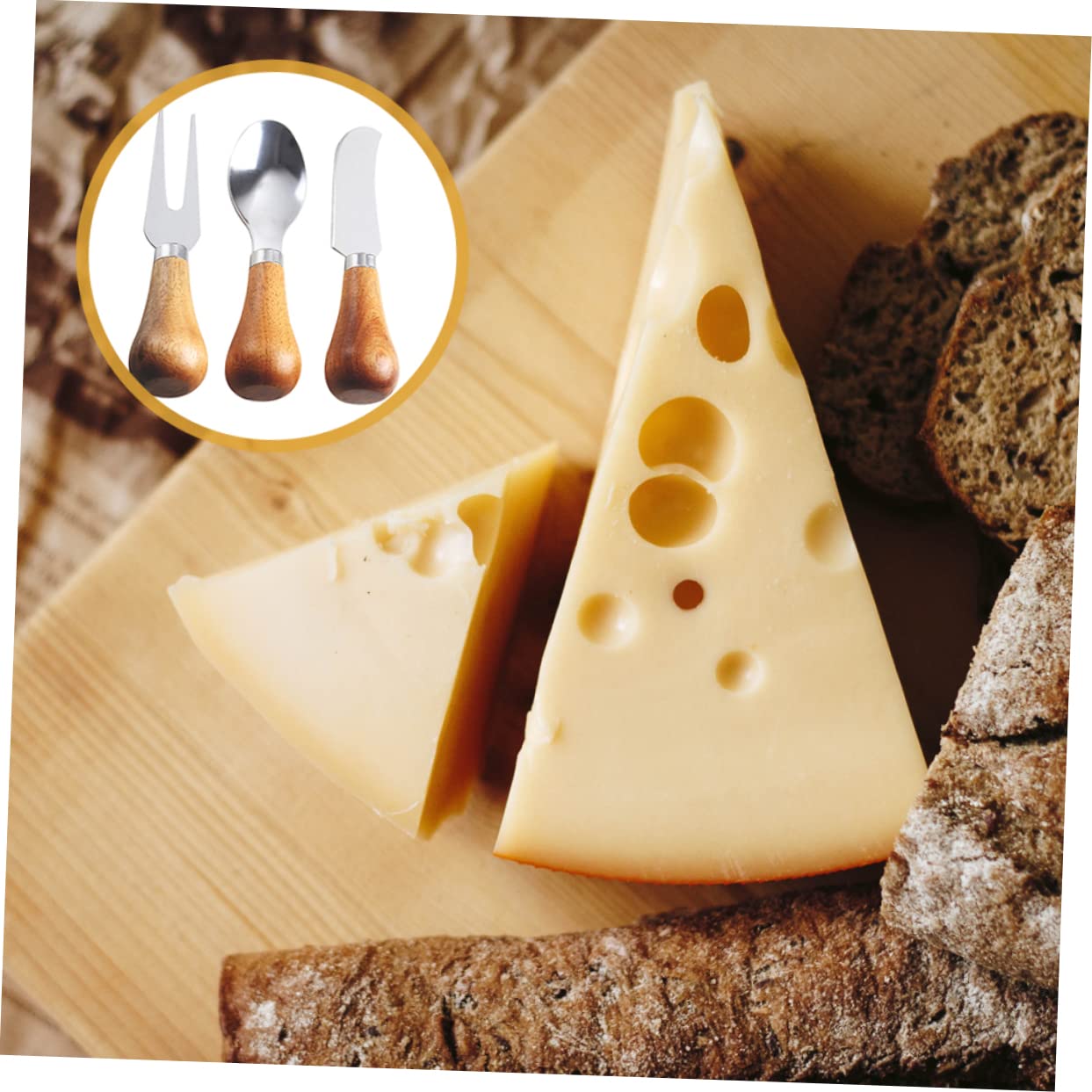 OFFSCH 1 Set Multi Function Cheese Cutters with Handle Kitchen Essentials for Cheese Butter and Spreading and Easy to Clean Kitchen Supplies