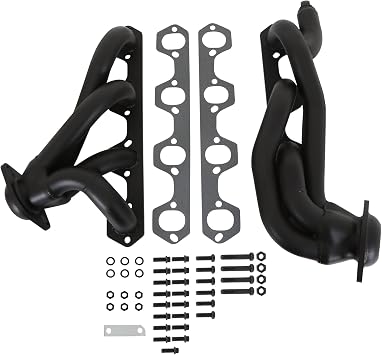 Flowtech 91668FLT Shorty Headers - Black Painted