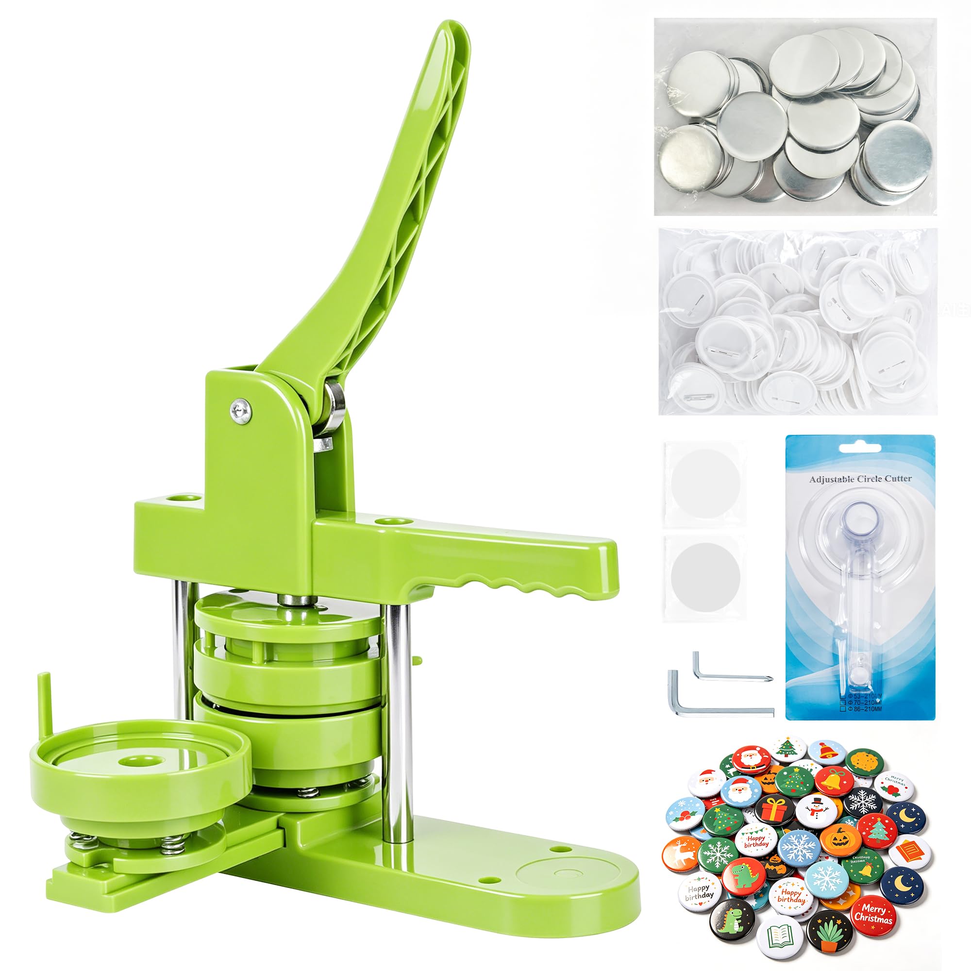 Photo 1 of Happizza 75mm Button Maker Machine Kit