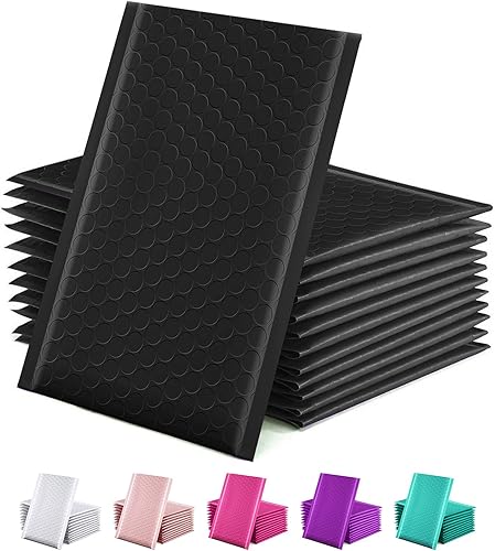 GSSUSA Paquete de 100 sobres acolchados de polietileno de 6 x 10 pulgadas, sobres de burbujas de embalaje pequeño, bolsas de envío, paquete a