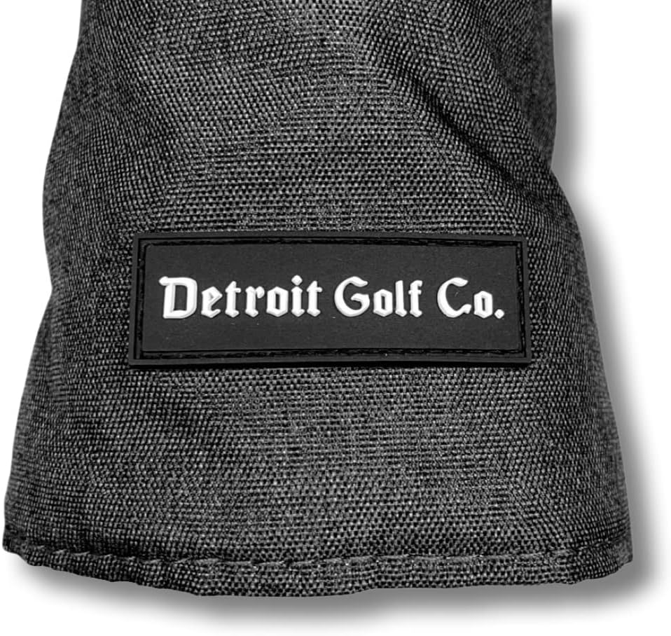 Premium Barrel Golf Club Head Covers - 3 Pack Set - Drivers, Fairway Woods and Hybrids