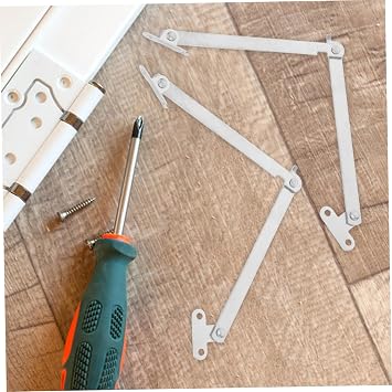 Cabinet Lid Support Hinge Folding Tie Rod 2pcs Stainless Steel