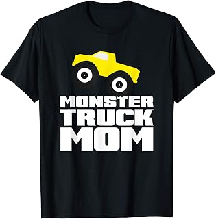 Fiesta de carreras a juego de Monster Truck Mom Family Camiseta