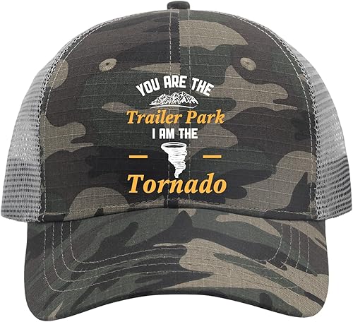 Miniatura 1 de Dad Hat You are Trailer Park I Am The Tornado - Gorra de béisbol para hombre, diseño vintage para papá, ajustable
