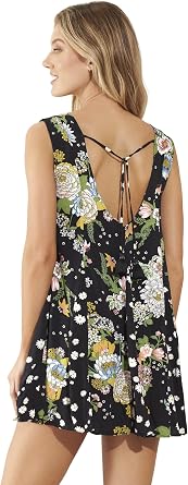 Maaji Women's Black Bouquet Mila Short Dress