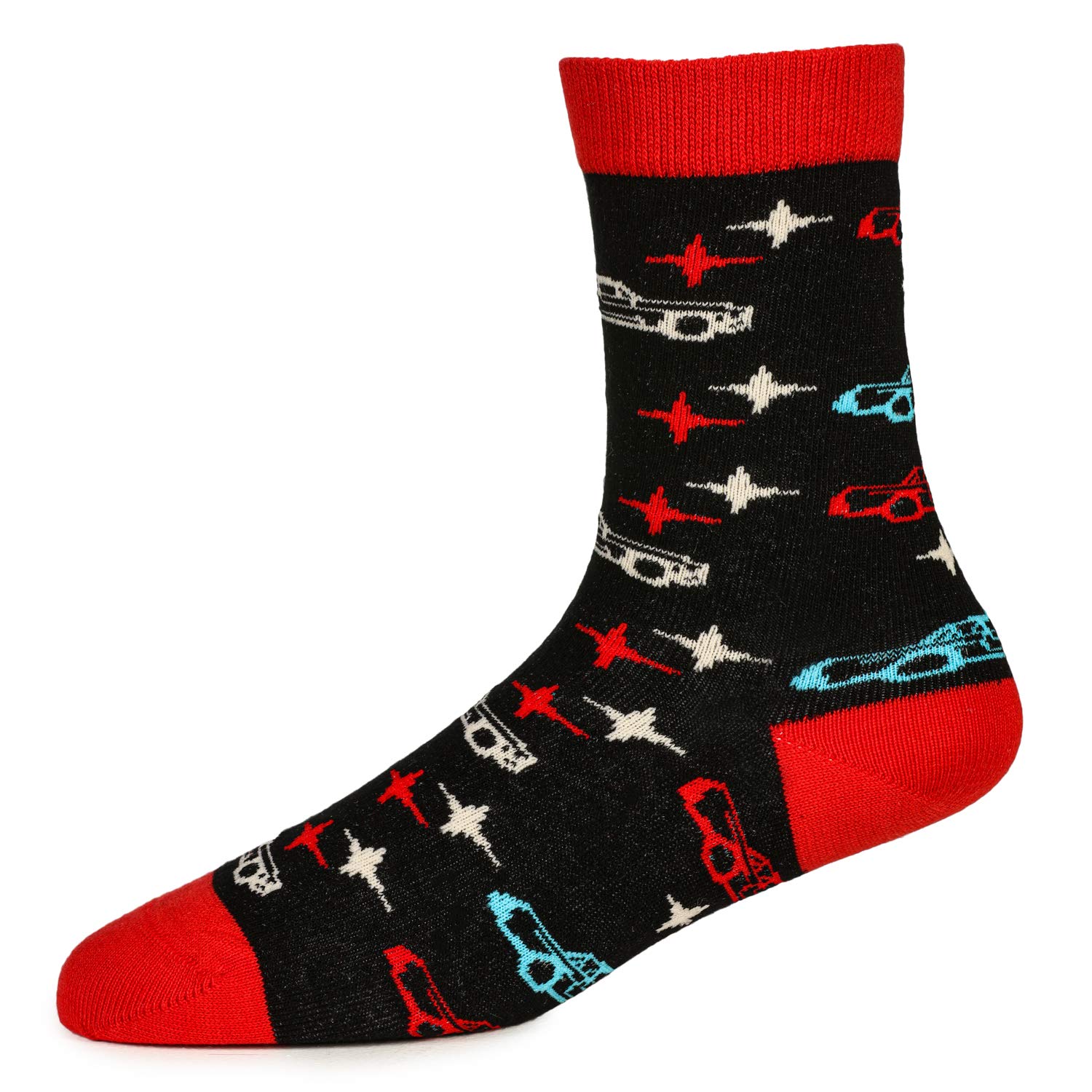 KazarMax Multicolor Sport Printed Full Length Soft Cotton Designer Socks for Kids Boys & Girls(Pack of 3_X-Large) 1