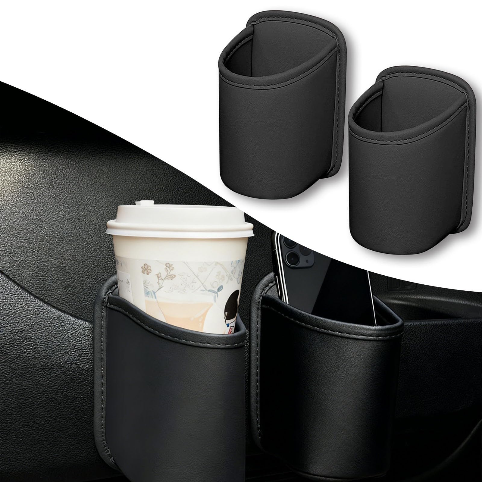 Woniyal 2 Pcs Car Door Cup Holder for Kia Sportage 3 SL 2010-2015