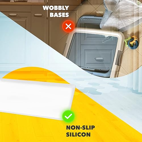 Miniatura 2 de TidyFriend - Paquete de 2 bandejas para orina de perro, se adapta a soportes de almohadillas para orina de hasta 24 x 24 pulgadas para perros,