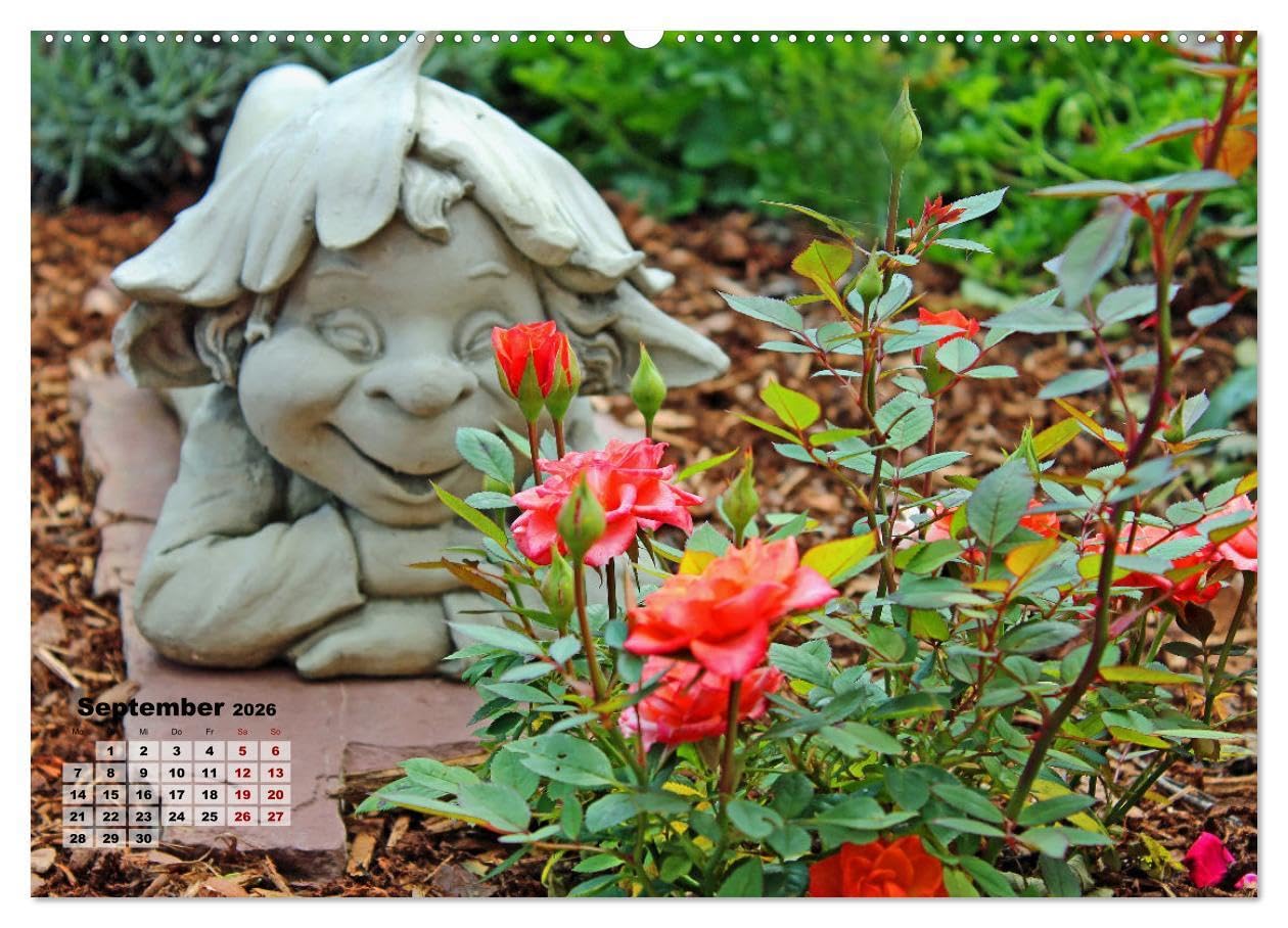 Mein Lustiger Garten, lach mal wieder (hochwertiger Premium Wandkalender 2026 DIN A2 quer), Kunstdruck in Hochglanz: Lustiger Gartenkalender für die ganze Familie (CALVENDO Spass)