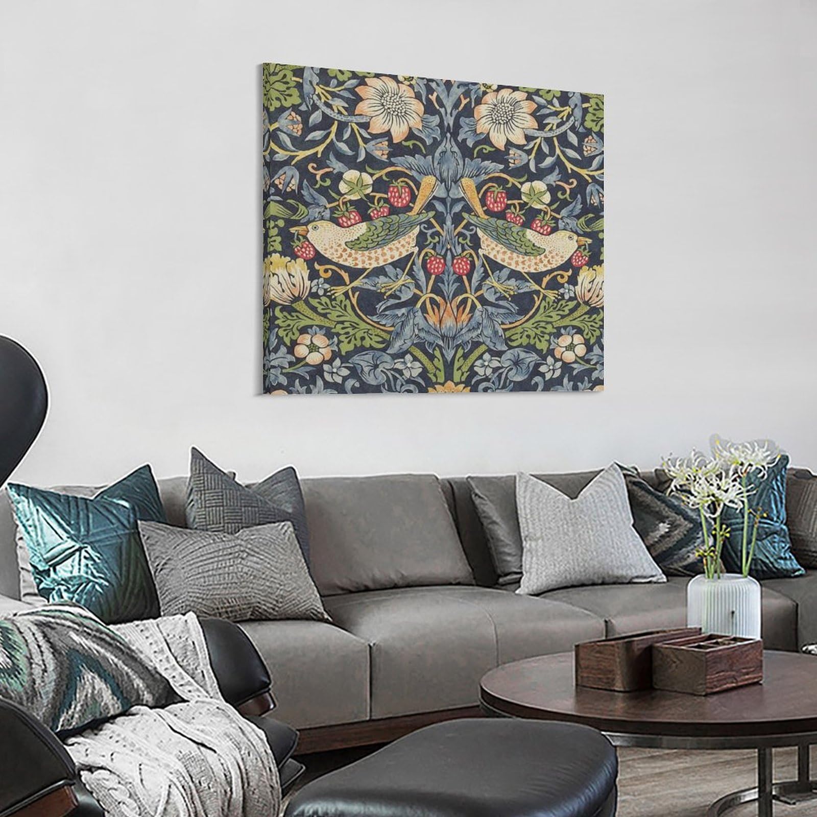 Amazon.co.jp: William Morrisウィリアムモリス《いちご泥棒》ポスター