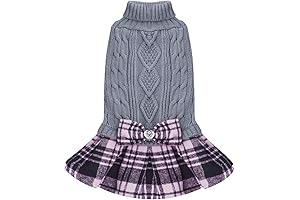 Tartan Plaid Dog Sweater for Style-Conscious Pups: KYEESE's Fashion-Forward Doggy Attire