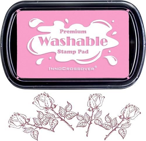 Miniatura 7 de Almohadilla de tinta lavable, sellos para niños, manualidades para niños, kit de huellas de patas, kit de huellas de bebé, almohadillas para sellos