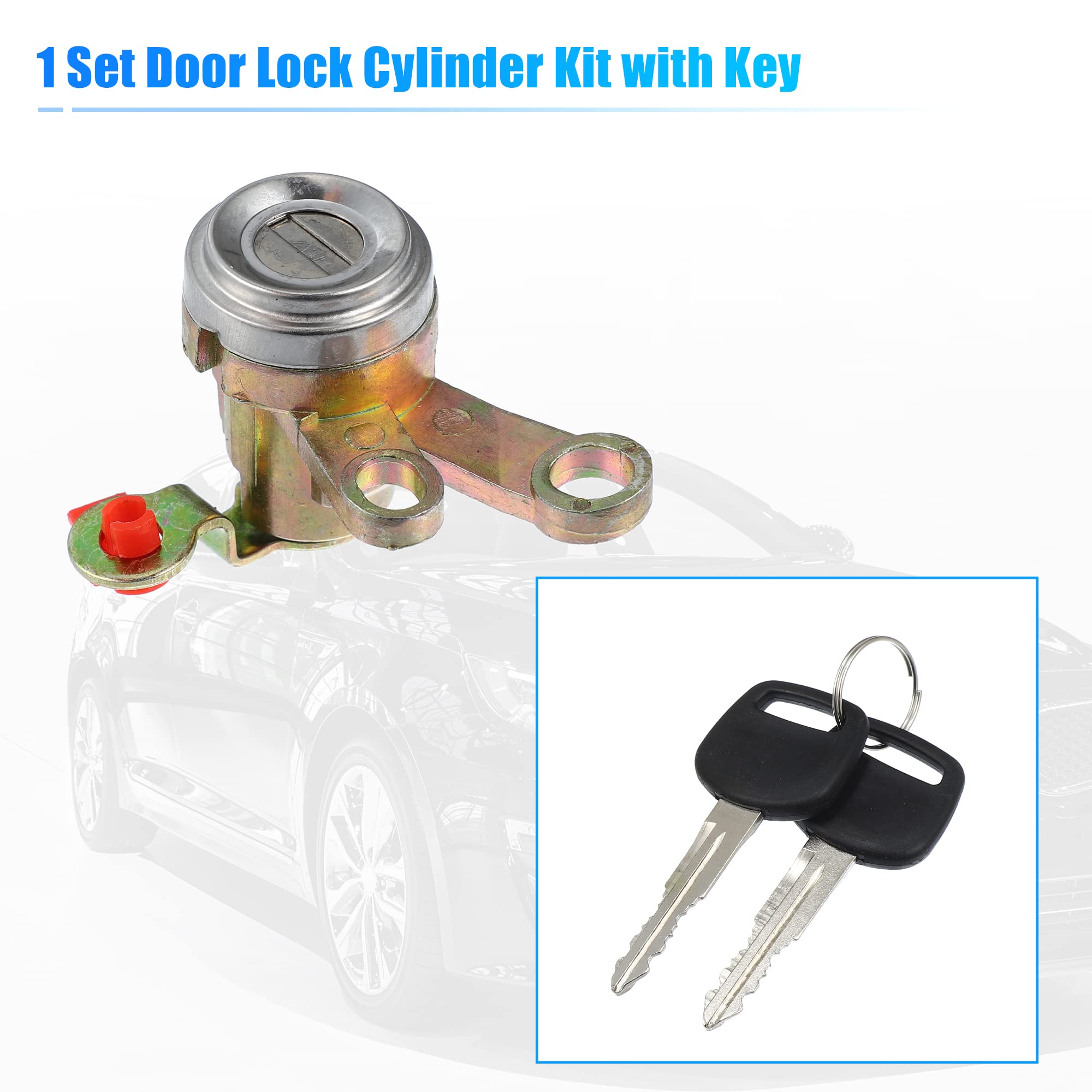 Amazon.com: X AUTOHAUX 1 Set Door Lock Cylinder with Keys for