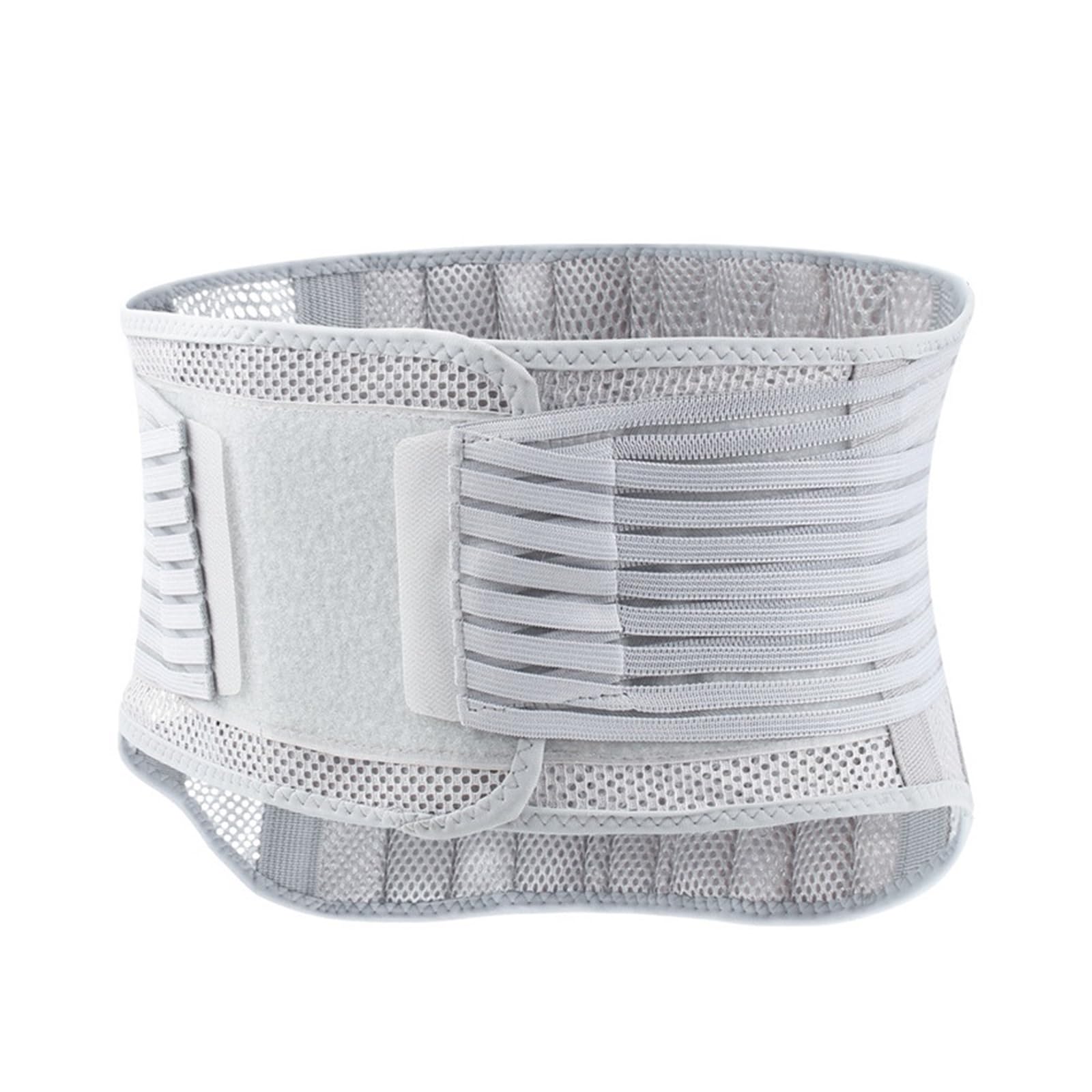 Fascia Lombare Posturale 1 pezzo di supporto for la schiena traspirante, cintura inferiore, sollievo dal dolore con 4 stecche for sollevamento pesi(Gray,L)