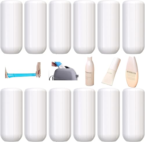 Fundas elásticas de silicona para prueba de fugas, fundas a prueba de fugas para contenedor de viaje, fundas de artículos de tocador.., 3, Viaje a