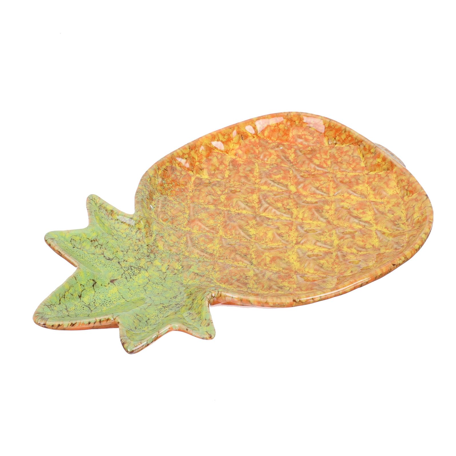 Assiette à dessert céramique orange 23 cm pour sublimer vos tables de fête et repas quotidiens