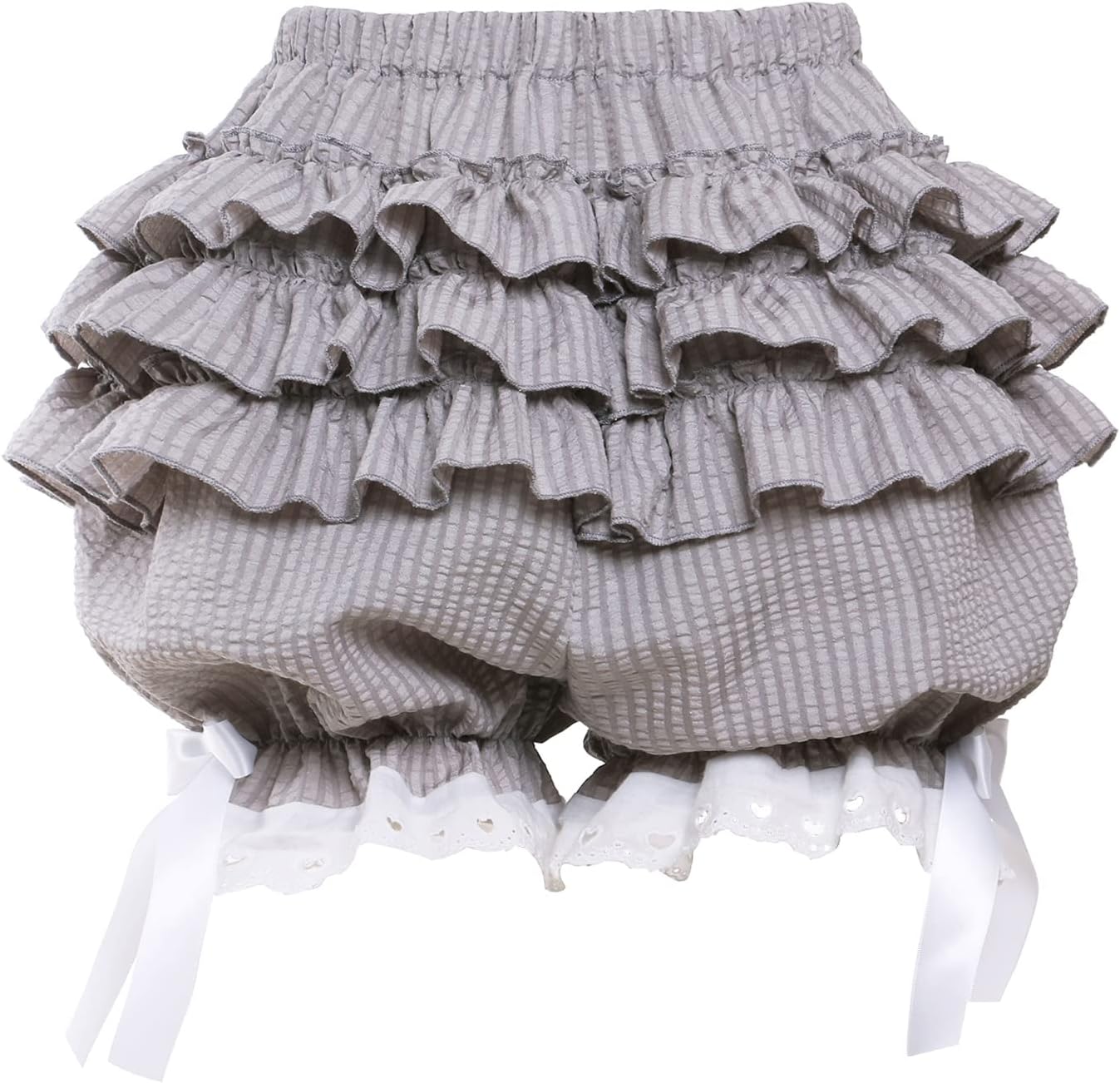 Womens Lolita Bloomers Plush Ruffles Pumpkin Pants Bottom Shorts - Image 5