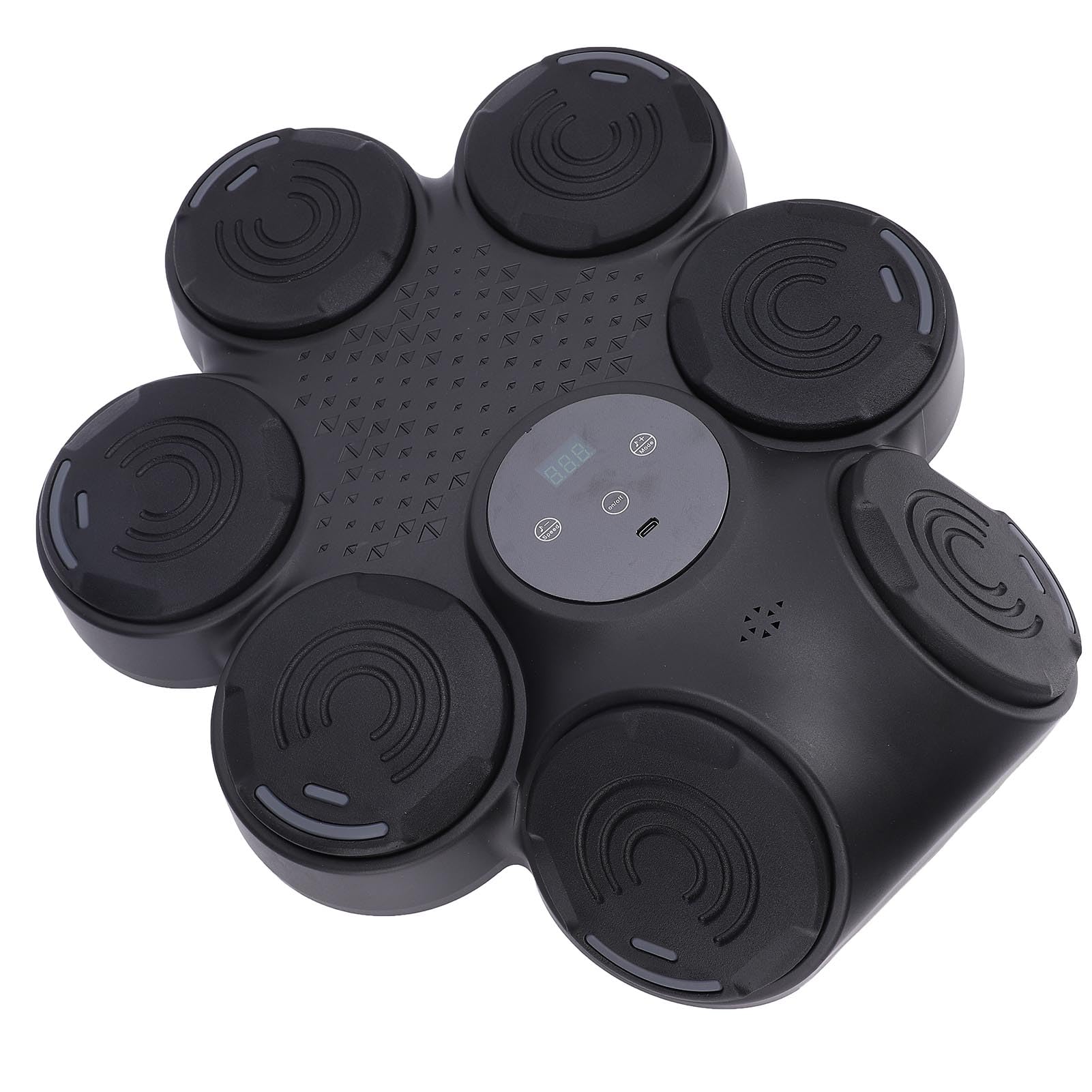 Macchina da Boxe Musicale, Supporto da Parete Interattivo con Macchina da Boxe a 9 Impostazioni di velocità, Attrezzatura per Allenamento di con Feedback Luminoso e Sonoro per Adulti in