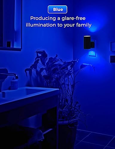 Miniatura 47 de L LOHAS LED Luz nocturna enchufable, luces nocturnas modernas enchufables a la pared, sensor de atardecer a amanecer, blanco suave 3000K, brillo