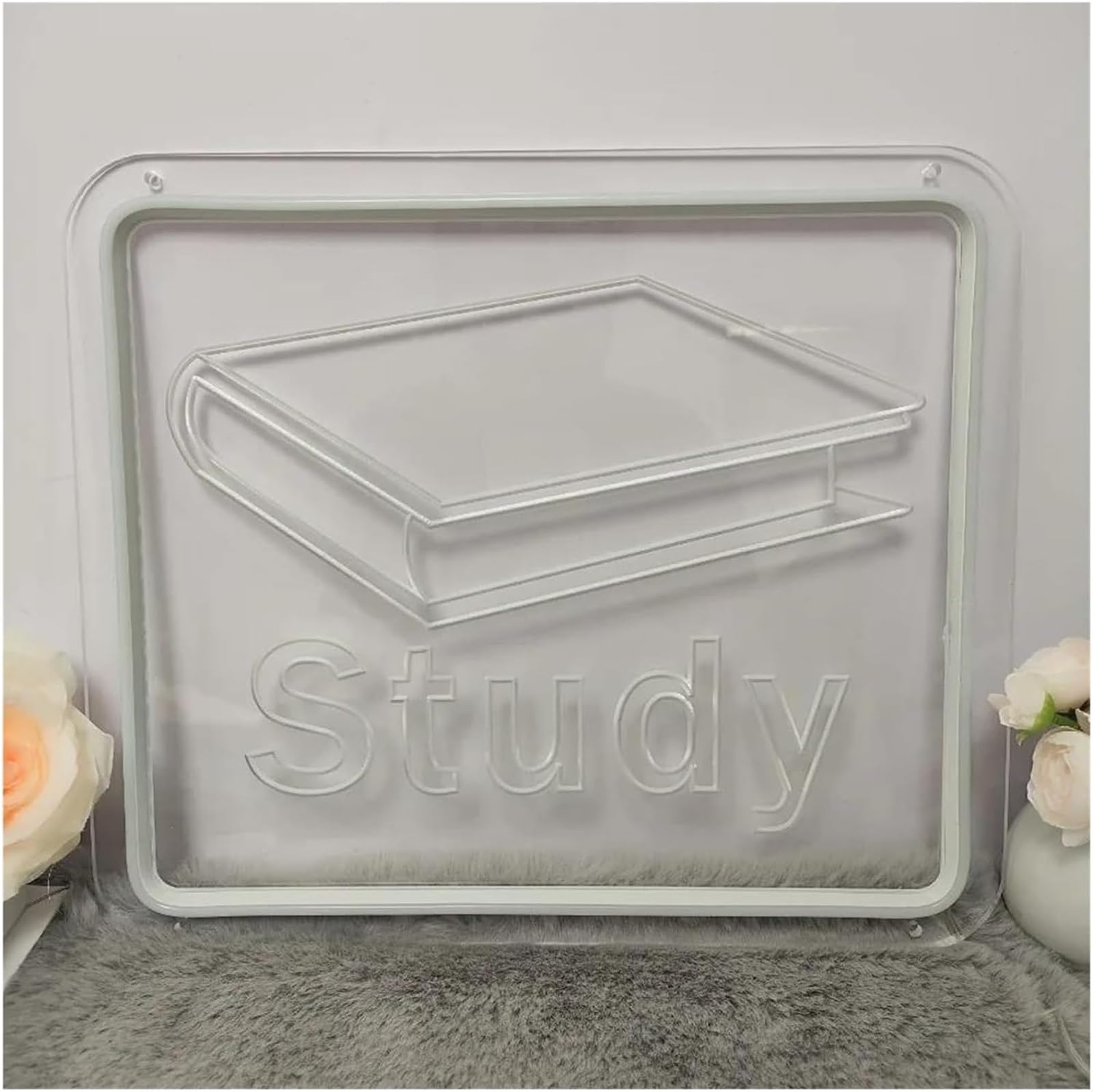 Letrero de neón Para lámpara de neón préstamo palabra 3D Carve Estudio letras para letreros para