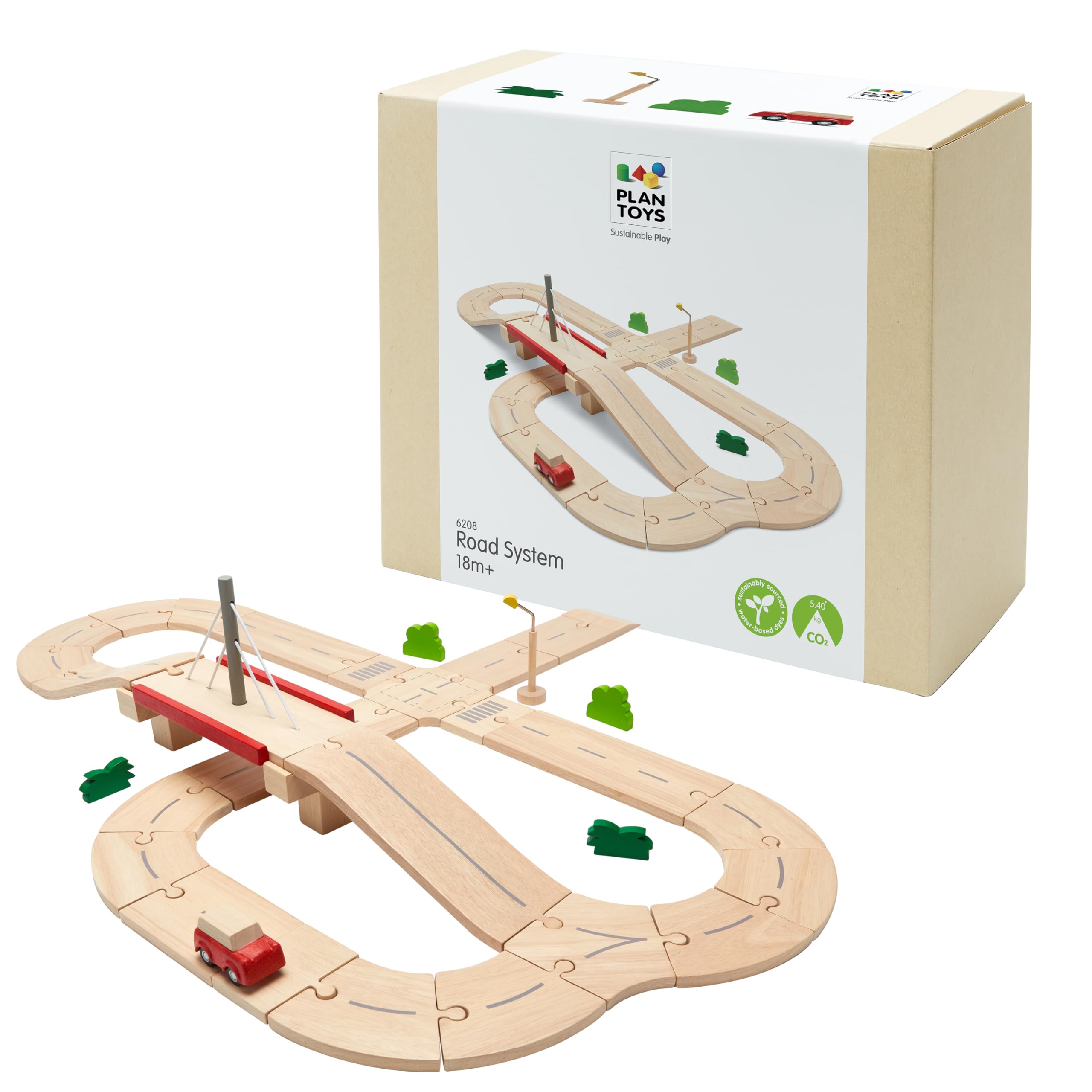 Plan Toys PT6208 Road Wooden Box โ image 1
