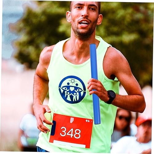 Miniatura 9 de Kisangel Bastones de entrenamiento 10 piezas herramientas para niños suministros de carreras para niños accesorios de pista y campo Relé correr al