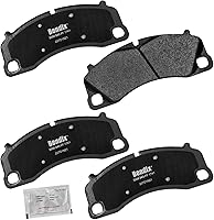 Vista 205 de Pastillas de Freno Delanteras Cerámicas Bendix Priority1 CFC430A para Modelos Selectos INFINITI G35, I30, Nissan 350Z, Altima, Juke, Maxima, Sentra