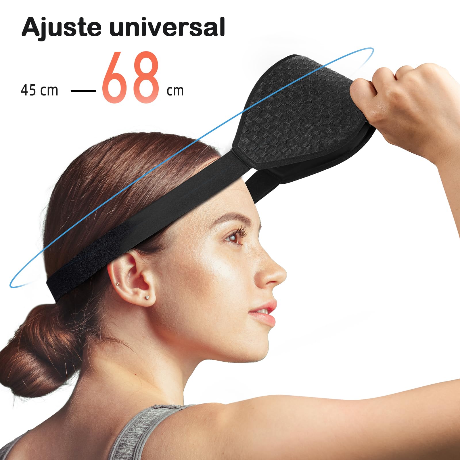 INNELO Máscara de Dormir 3D para Hombres y Mujeres, Versión Mejorada 2025 para Durmientes Laterales, Antifaz con 100% de Bloqueo de Luz, con Órbitas Oculares Cómodas y Sin Presión para Viajes, Negro
