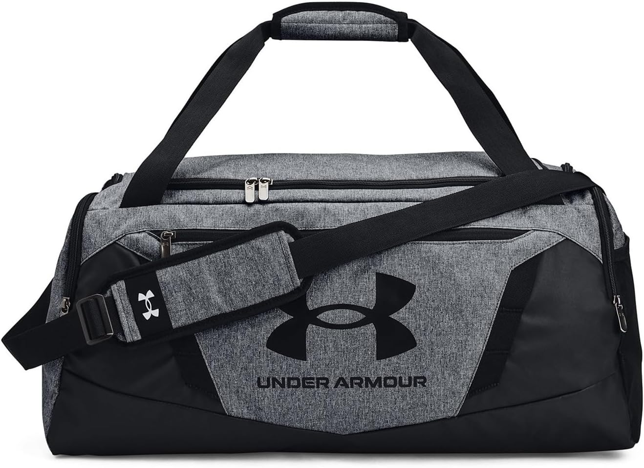 Under Armour Unisex-Adult Undeniable 5.0 Duffle, Pitch Gray Medium Heather (012)/Black, Medium
