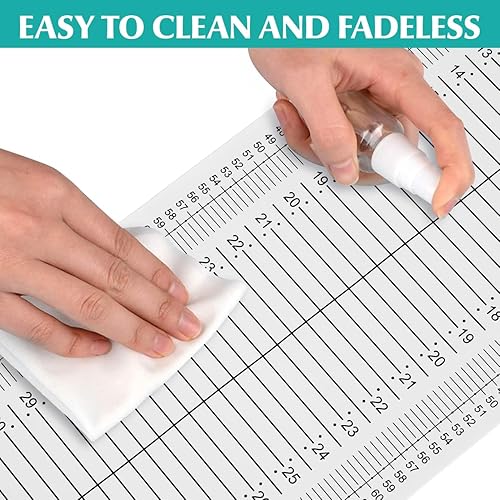 Miniatura 2 de iplusmile Tapete de medición de altura para bebé, regla de altura del infantómetro, tabla de altura de crecimiento, cinta de tabla de altura de