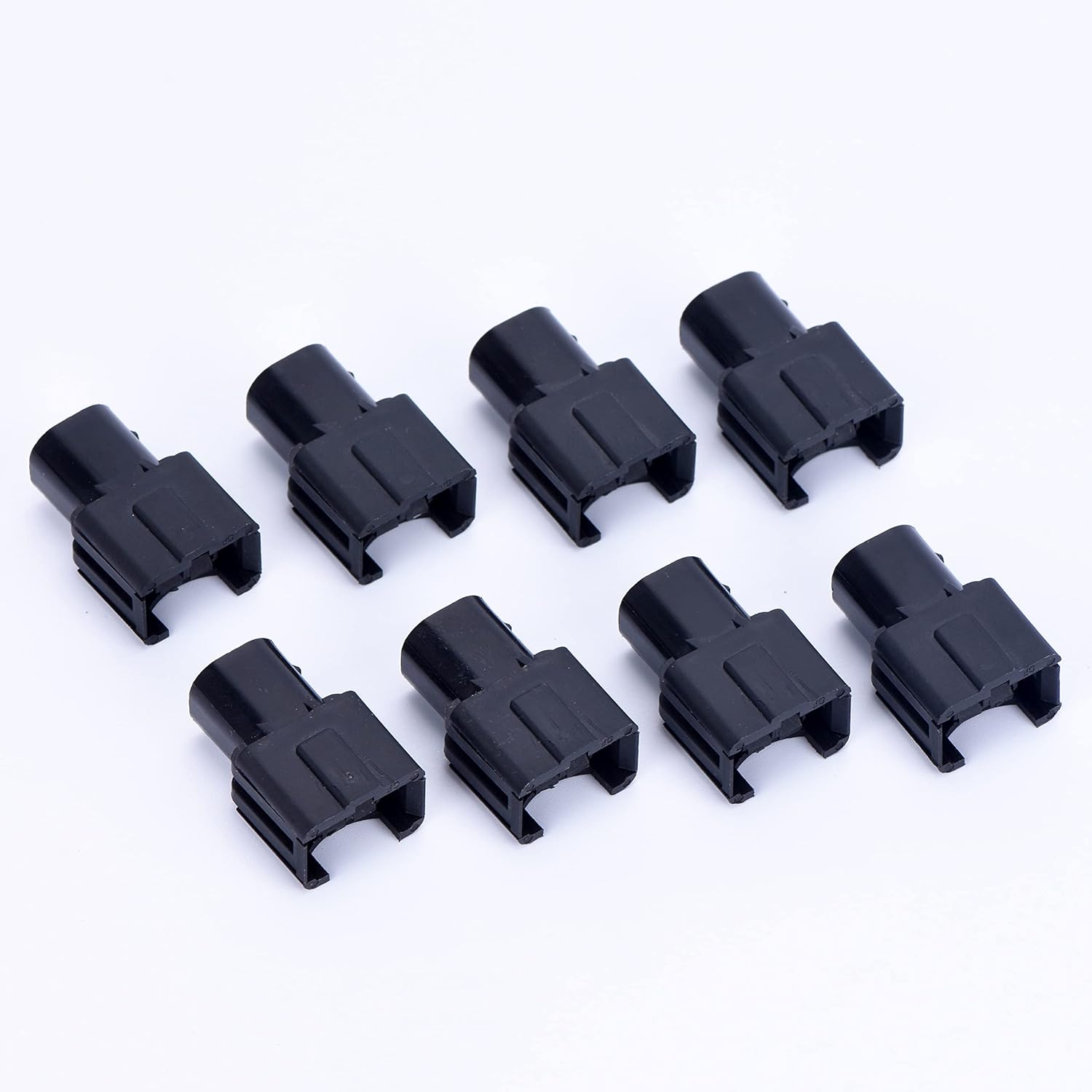 DECKBU 8 pcs Fuel Injector Adapter Connector Kit