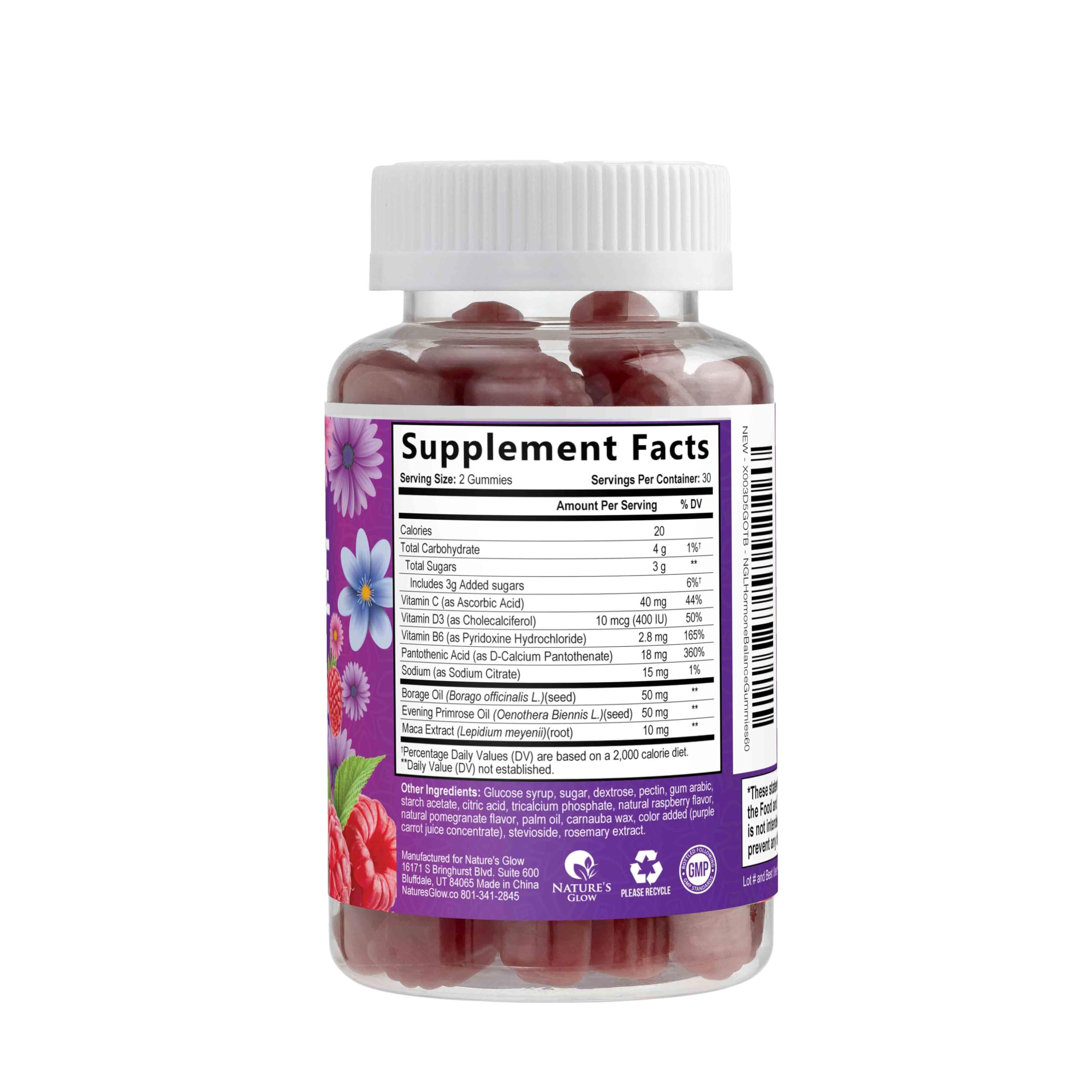 Menopause Supplement for Women - Complete Multi-Benefit Menopause Relief Gummy for Mild Hot Flashes & Night Sweats, Natural Balance & Energy Support, Menopausal Vitamins, Gluten Free - 60 Gummies — Amazon image 9
