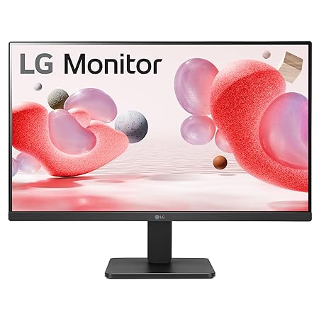 LG 27 Inch (68.6cm) IPS FHD Monitor 1920 x 1080,AMD FreeSync, 100Hz, sRGB 99% Typ(CIE1931),Black Stabilizer, Virtual Borderless, Flicker Safe, Reader Mode,OnScreen Control, HDMI,VGA, 27MR400(Black)