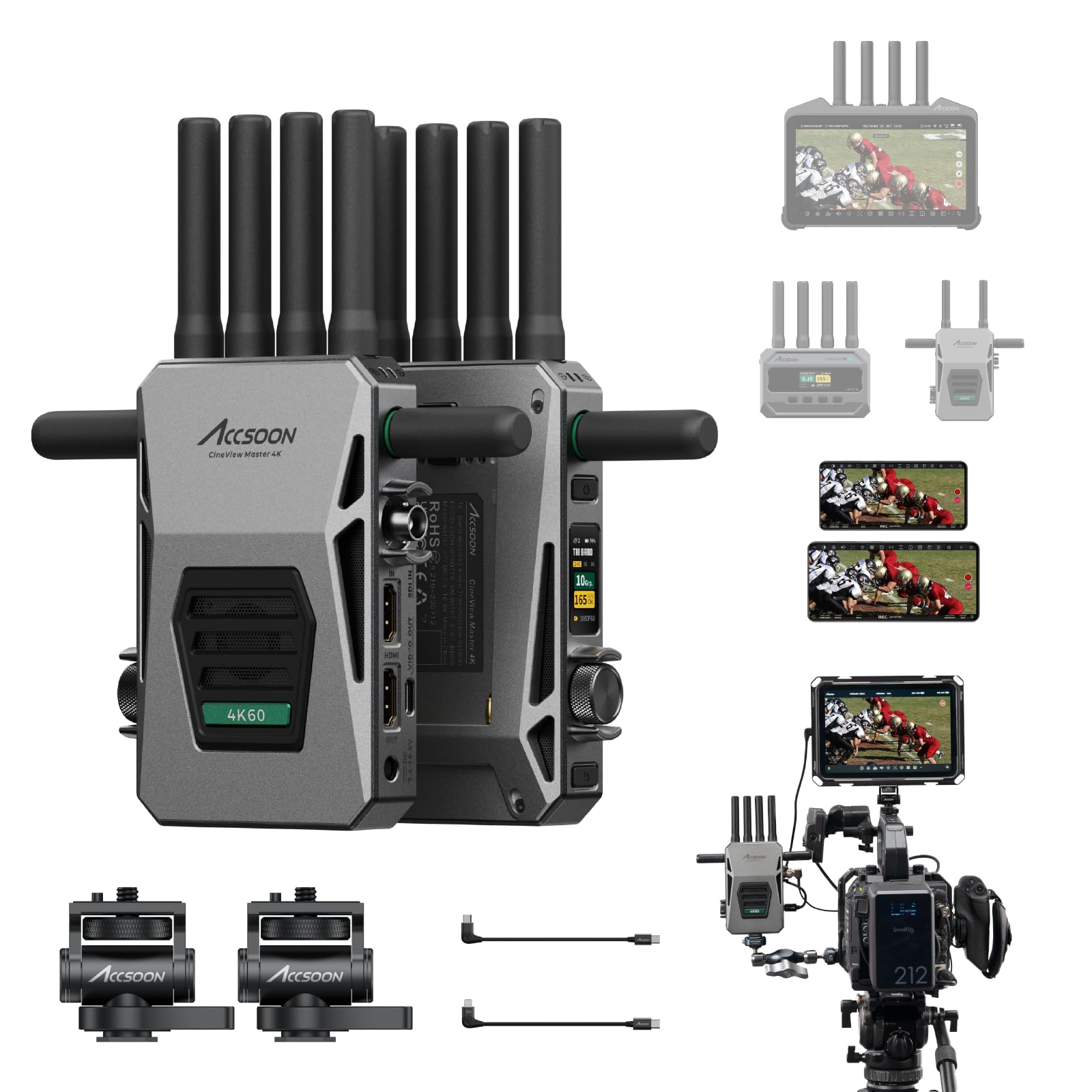 Amazon.co.jp: 【Accsoon公式ストア】Accsoon CineView Master 4K