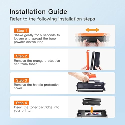 Miniatura 6 de E-Z Ink (TM - Cartucho de tóner compatible con Brother TN-433 TN433 TN433bk TN431 compatible con HL-L8260CDW HL-L8360CDW MFC-L8610CDW MFC-L8900CDW