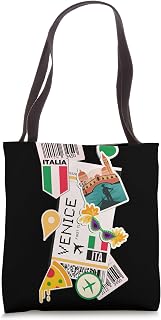 Airport and Airline Tags - Boarding Pass of Italy, Venice Tote Bag