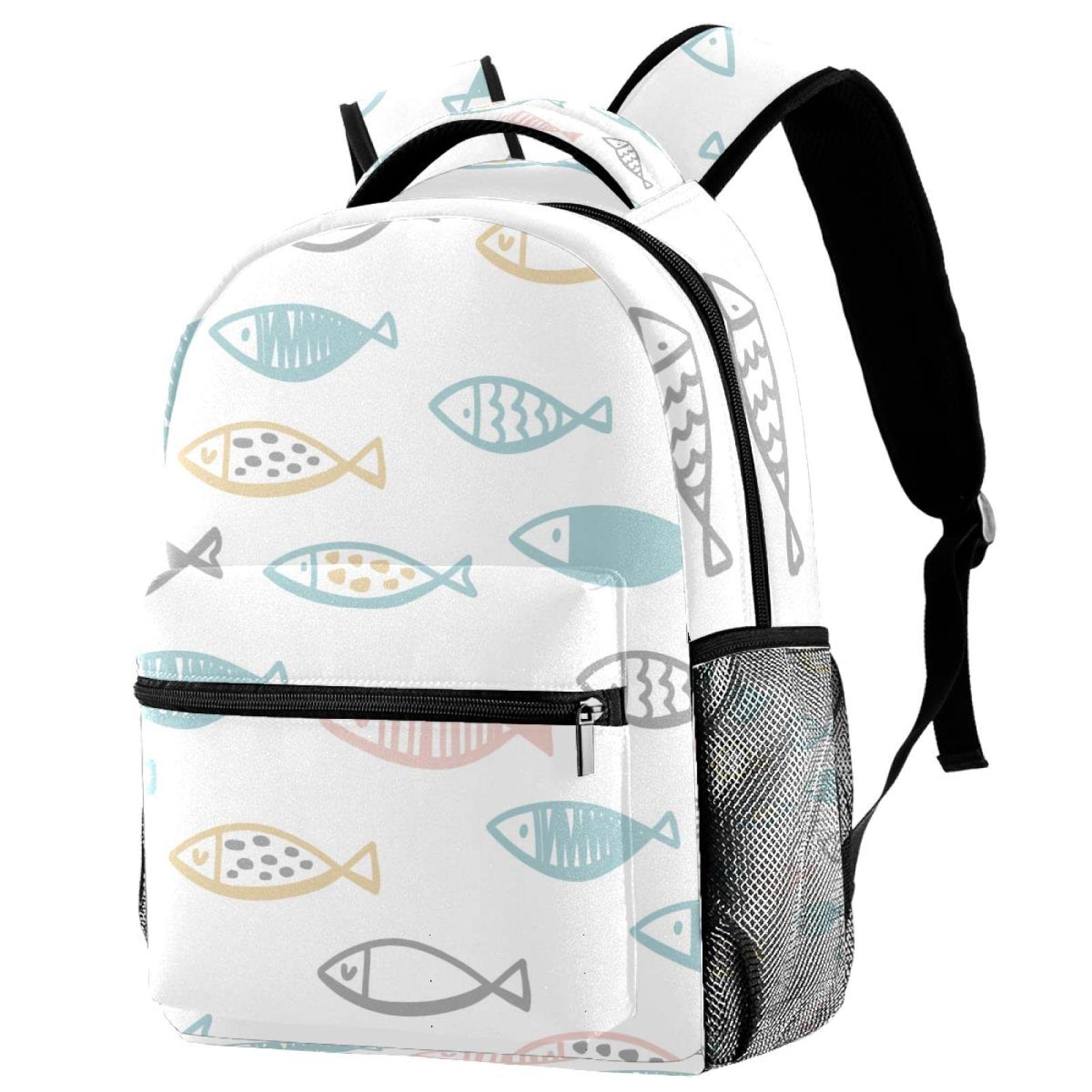 Sac à dos de voyage poisson blanc idéal pour vos weekends - 7