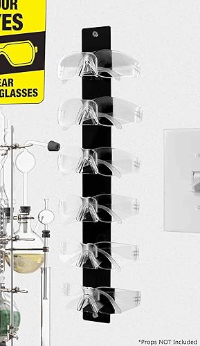Vista 47 de Marketing Holders Paquete de 12 soportes para lentes de lectura, 4 pares, soporte de pared con ferretería, tiendas departamentales, minoristas