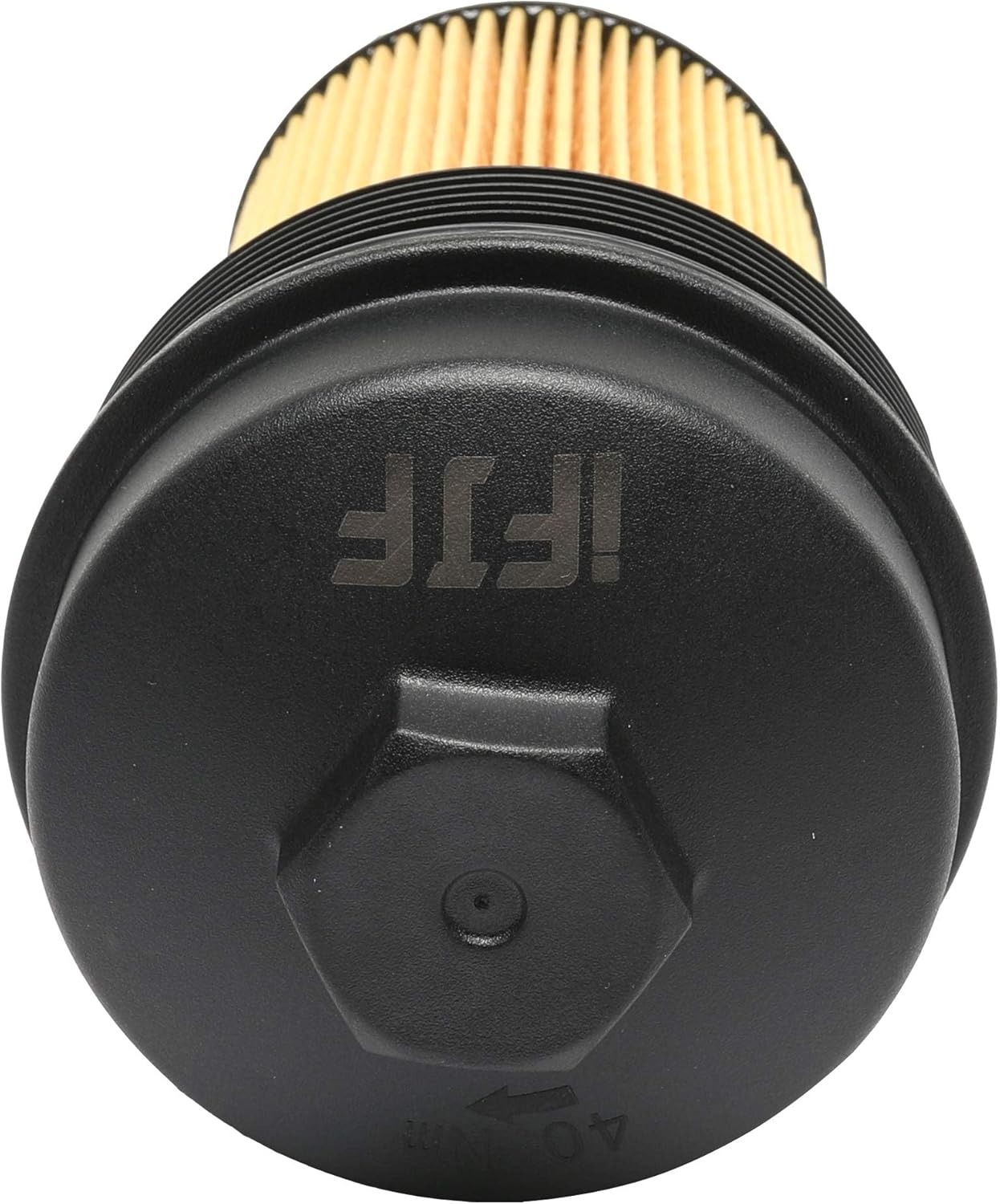 iFJF EC781 Oil Filter Cap and FL2016 Oil Filter Replacement for 2003-2007 6.0L 2008-2010 6.4L Powerstroke F250 F350 F450 F550 Super Duty 2003-2005 Excursion 1840754C91 3C3Z-6766-CA Plastic Cap 2 Packs