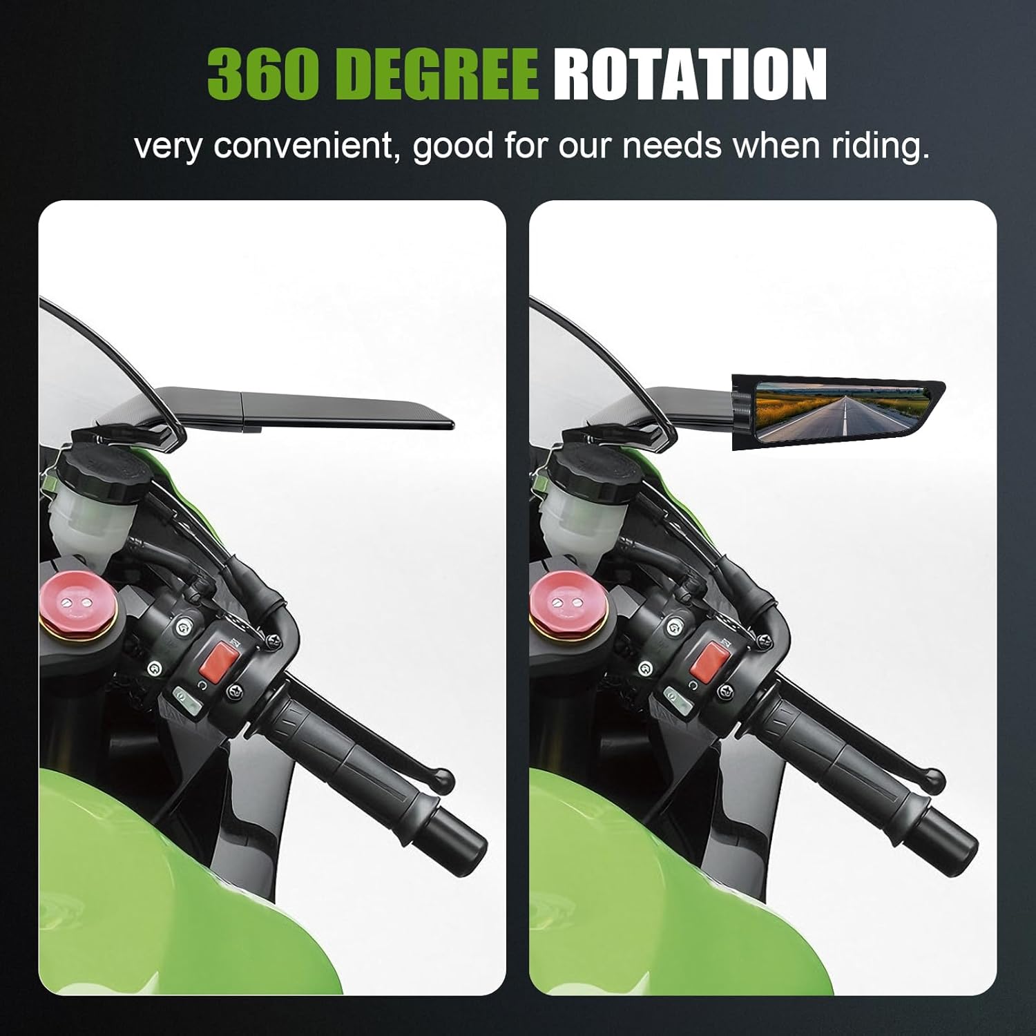 Rear View Mirror for Yamaha YZF R7 2021-2025 YZF R6 2017-2020 Side View Mirrors
