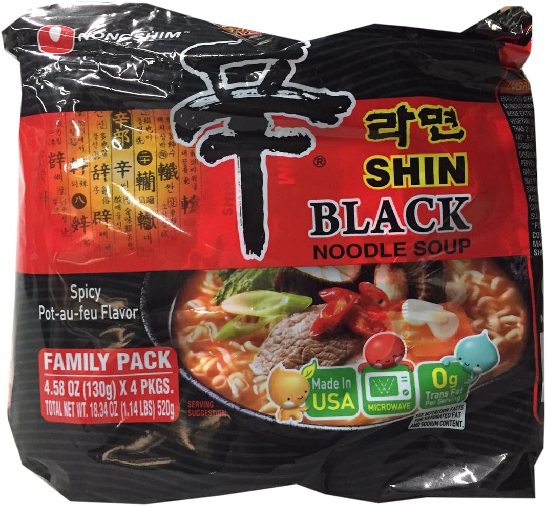 Korean Ramen Familiy Pack (Shin Black)
