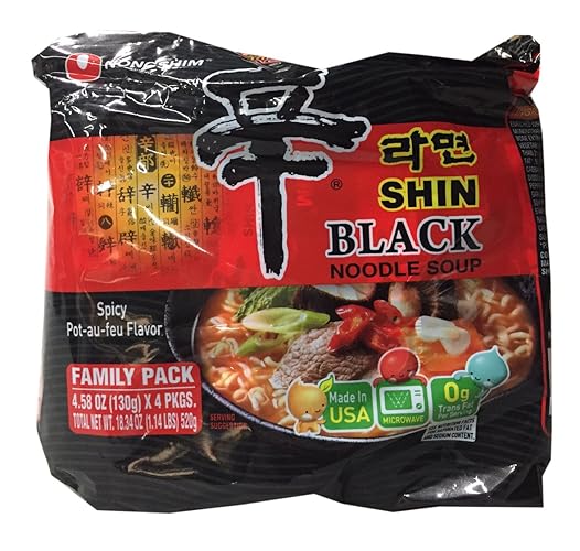 Nongshim Korean Ramen Familiy Pack (Shin Black) - Shin Black