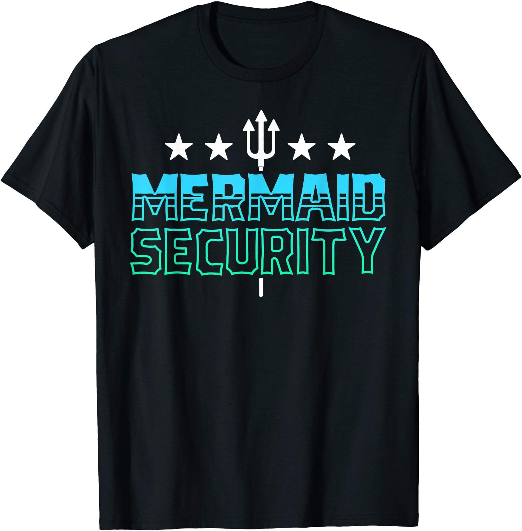 Mermaid Security Shirt Swim Team Gift Swimmer Swimming T-Shirt