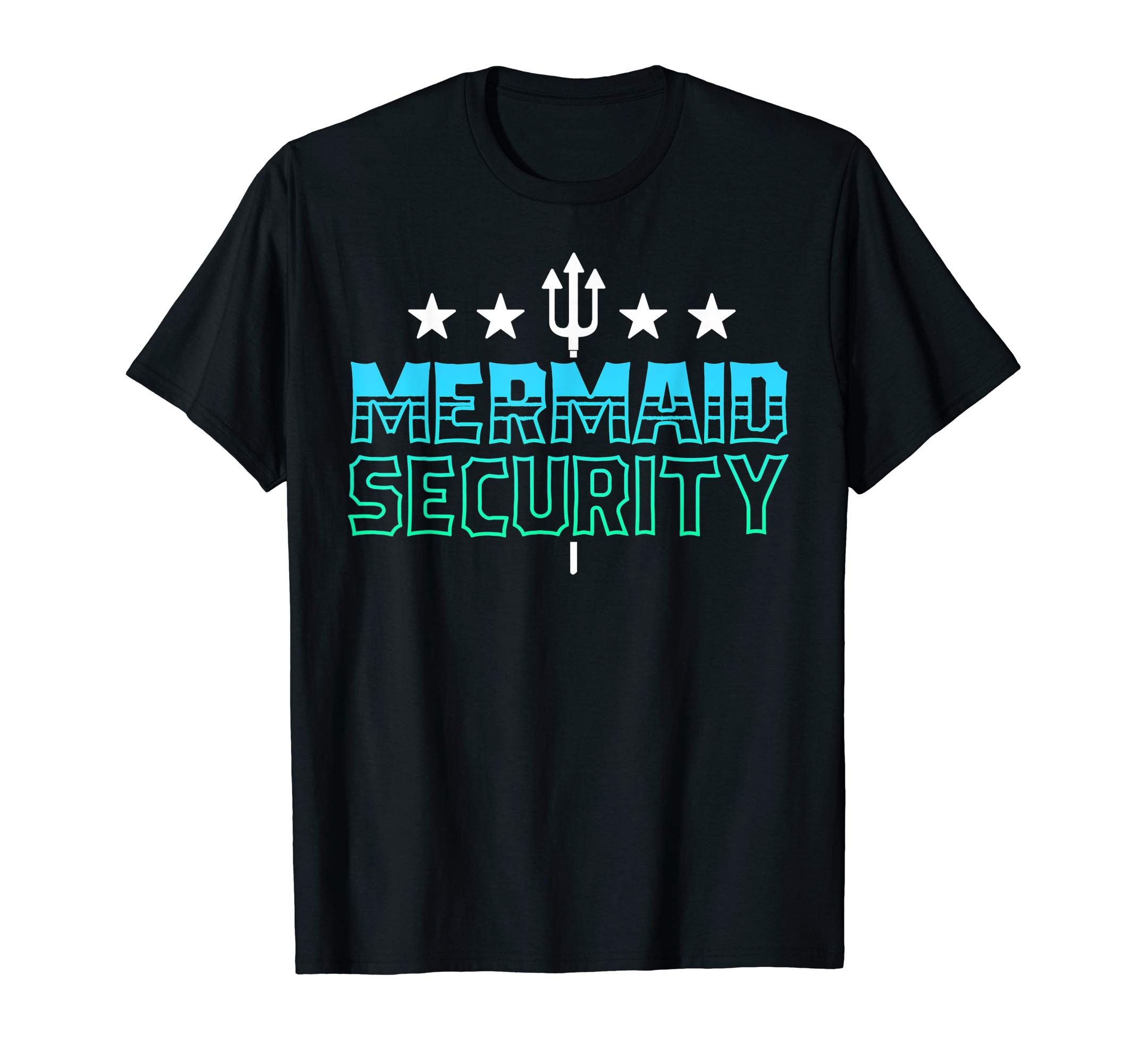 Mermaid Security Shirt Swim Team Gift Swimmer Swimming T-Shirt