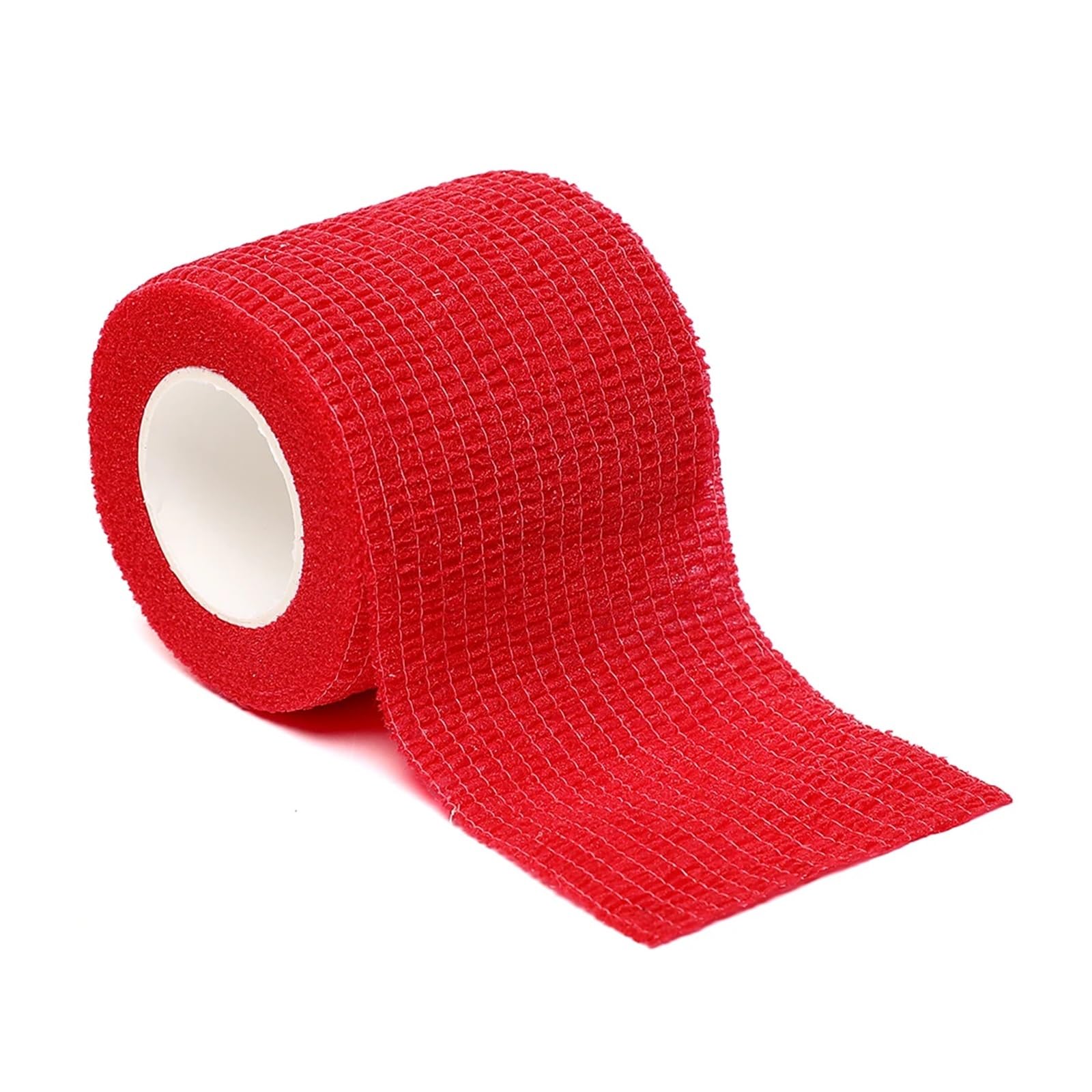 Vendaje elástico autoadhesivo deportivo negro con rodilleras elásticas de 4,8 metros, 18 colores for dedos, tobillos, palmas y hombros(10PCS Red,10PCS 15cmX4.8M)
