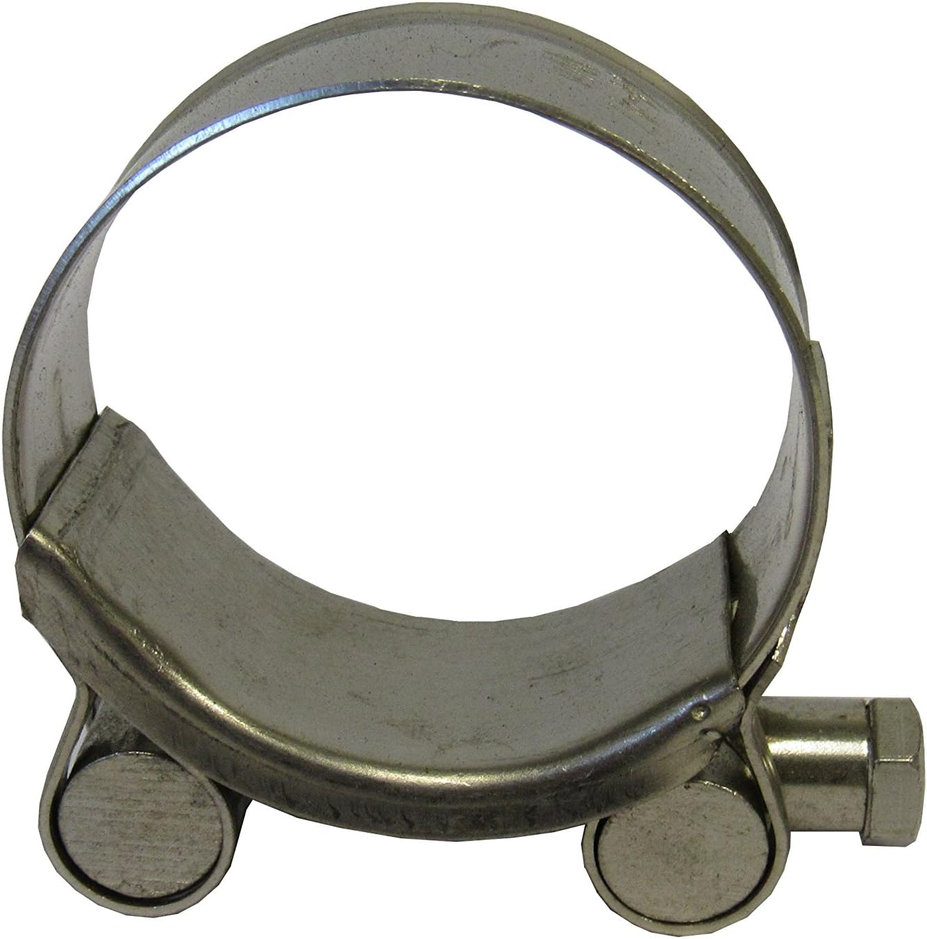 Hose Clamp, 20-22 mm (0.79 to 0.87) Heavy Duty T-Bolt Clamp, 304 Stainless Steel (Pack of 2)