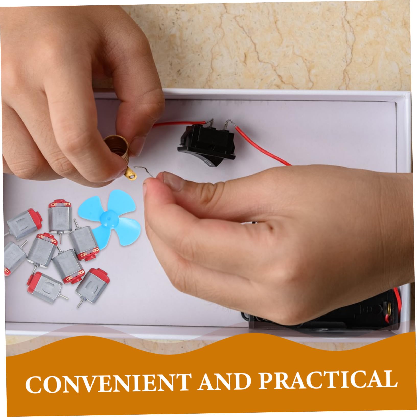 ifundom Kit di Esperimenti di Circuiti con Ingranaggi Meccanici in Plastica Set di Costruzione Elettrica per Adolescenti e Ragazzo Ragazza per Divertenti Esperimenti di Fisica e Scienza Fa