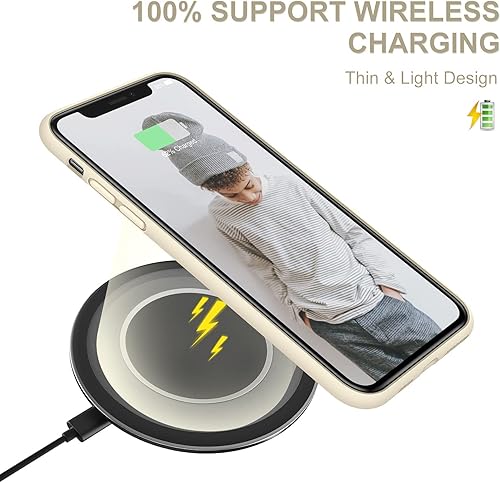 Miniatura 4 de DTTO Funda compatible con iPhone 11, Serie Romance Funda de silicona cubierta completa Cámara mejorada y protección de pantalla con cojín de patrón